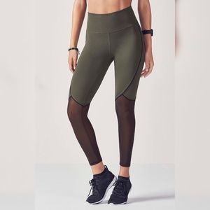 Fabletics High-Waisted Mesh PowerHold 7/8
